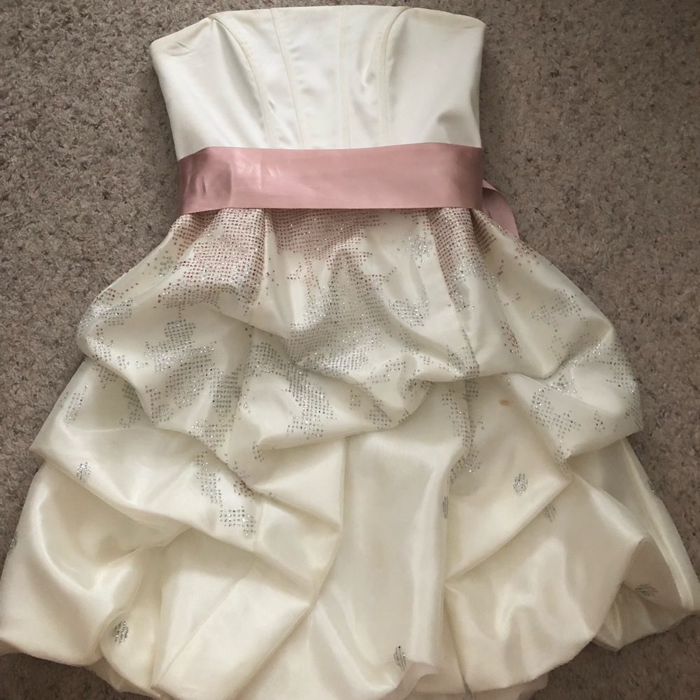 Jessica McClintock for Gunne Sax strapless dress